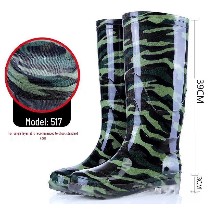 High-Top Rain Work Boots
