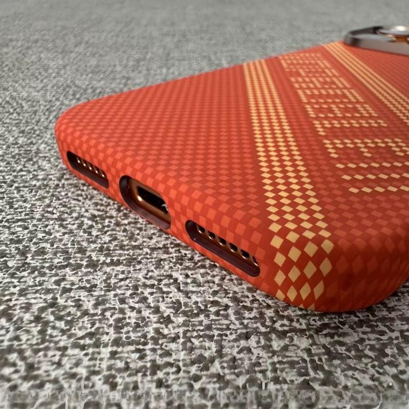 High Quality Carbon Fiber Pattern for Magsafe Phone Case for IPhone 17 Pro Max 16 15 Pro Magnetic Charge Anti-drop Protect Cover