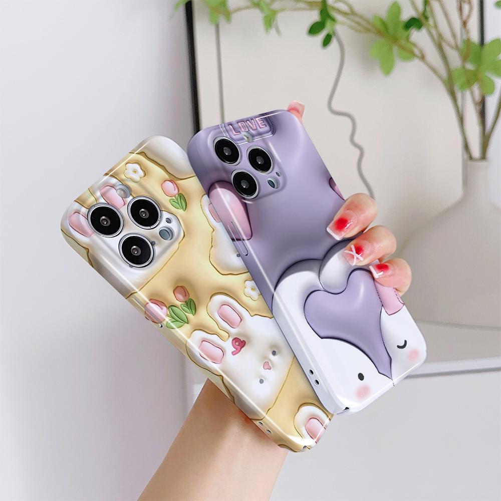 All-inclusive Film Handyhülle Cartoon Mode Design Hartschale Vollständige Abdeckung Kameraschutzhülle für iPhone Huawei Honor Vivo Google