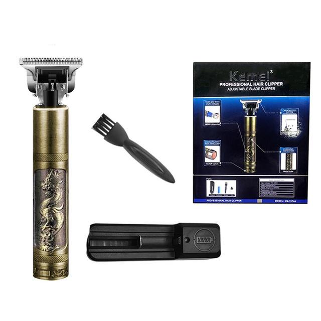 

Электрическая машинка для стрижки волос Масло для головы Гравировка Электрическая машинка для стрижки волос Перезаряжаемая бритва Фейдер C