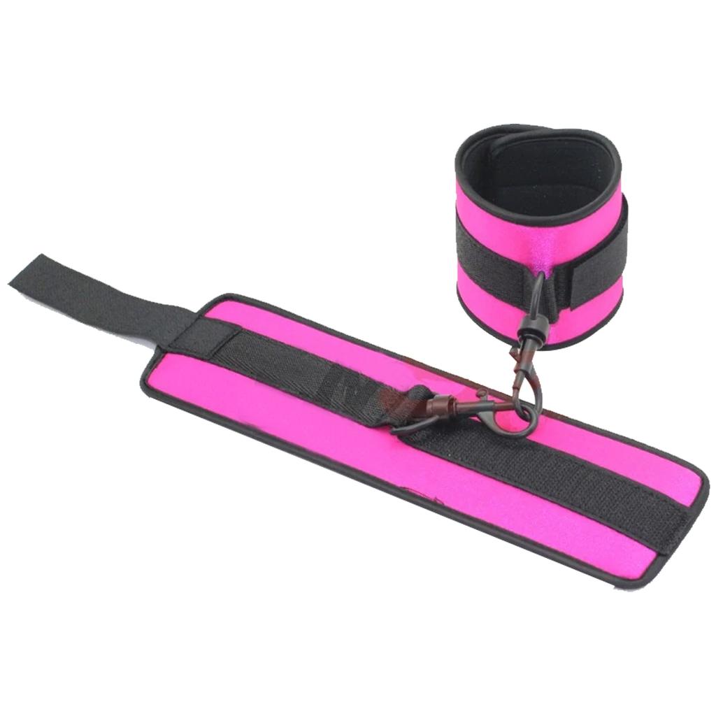 Pink Or Purple Satin  Restraints Blindfold Cuffs  Beginners Set  Starter Kits