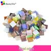260 Stück 1 cm Transparente Eisjade Mosaik Glasperlen für DIY Kerzenhalter Basteln