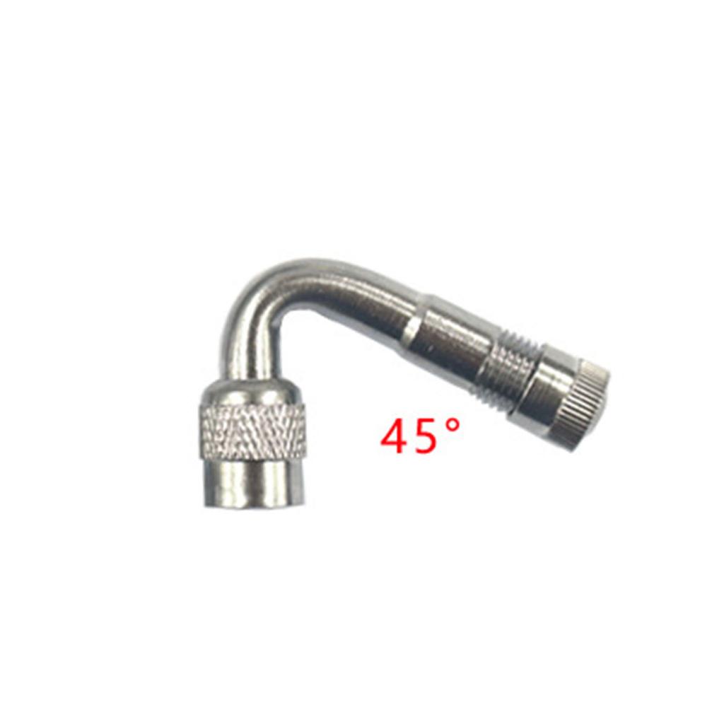 1PC 45/90 Degree Air Tyre Valves for Truck Motorcycle Cycling Accessories Adapter Inflation Nozzle Extension Rod Elbow
