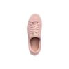 Puma  Suede Platform Pink Satin Women Sneakers Silver 365828-03