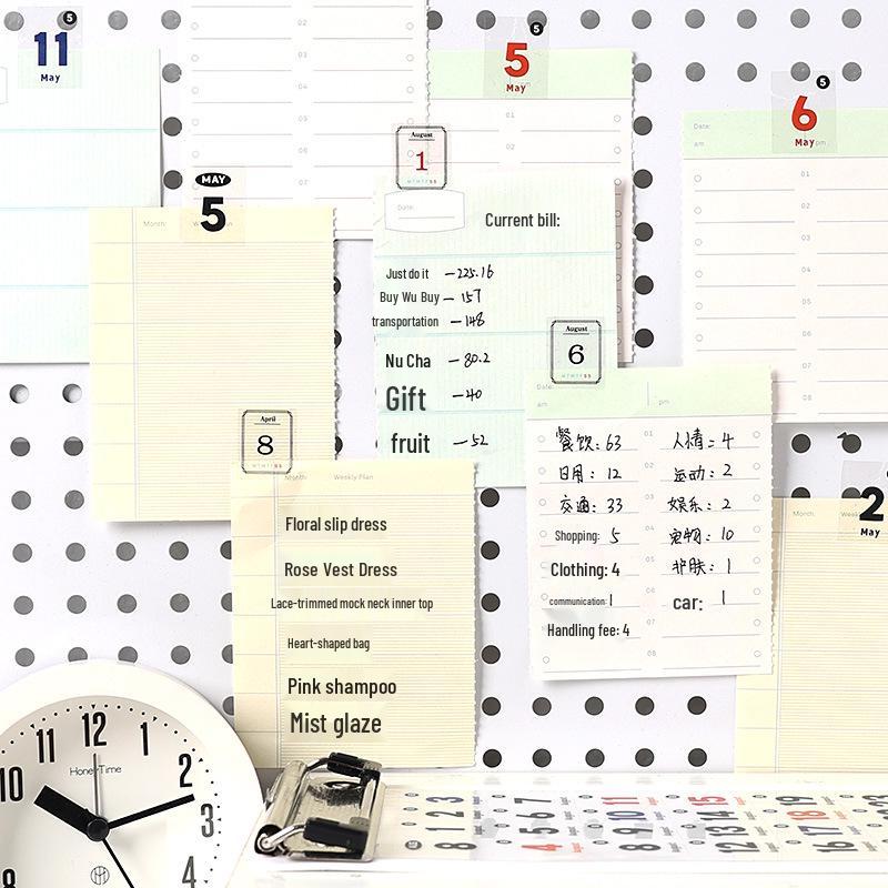 Year of the Quiet Horse 365-Day Journaling Date Stickers - Adhesive Calendar Set