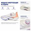 Li Ning Absolute Shadow 2.0 Scarpe da Corsa Comode Durevoli Versatili Ammortizzanti a Taglio Basso Scarpe da Corsa Unisex Bianco ARRT017-15