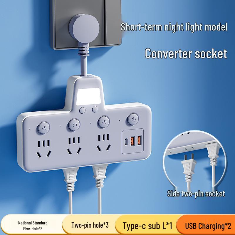 USB Wireless Konverter & Multifunktionale Steckdosenleiste mit unabhängigem Zeitschalter