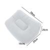 PVC Soft Leg Up Office Inflatable Travel Stool Pillow Cushion Footrest Pad