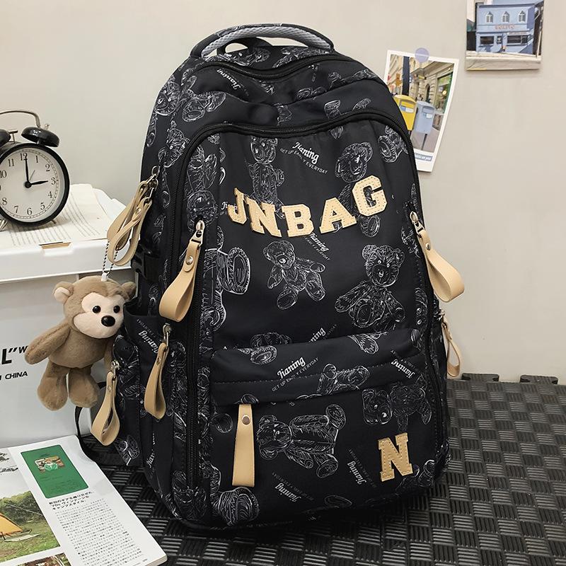 Schoolbag Children Elementary School Students Girls Junior High School Students High School Students Boy Letters Backpack