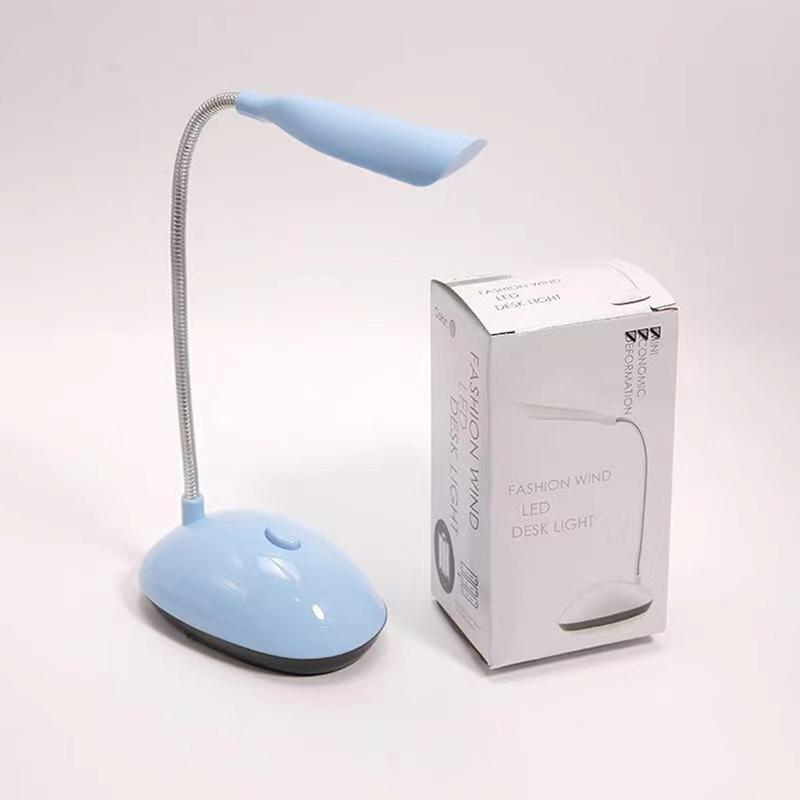 Student Office Table Lamp Light for Bedroom AAA Battery Powered LED Desk Lamp Study Book Lights Bedside Lamp Reading Lamp Table