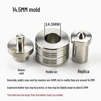 14.5mm Billiard Cue Tip Hydraulic Mold