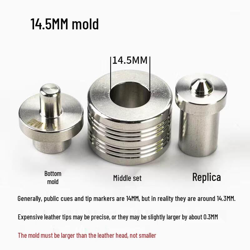 

14.5mm Billiard Cue Tip Hydraulic Mold