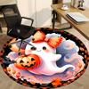 1pc Halloween Ghost Chair Carpet for Office Non-Slip,  Machine Washable Rug for Office, Room - Polyester, Machine Made yy251029140