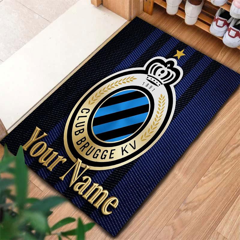 Club Brugge KV Custom Name Carpet Rug for Living Room Bedroom Home Sofa Decoration,Kids play Non-slip Floor Mat