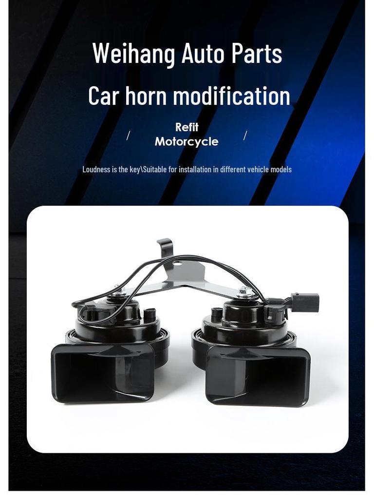 Car Snail Horn with Bracket Assembly for F150, OE 9L3Z-13832-A