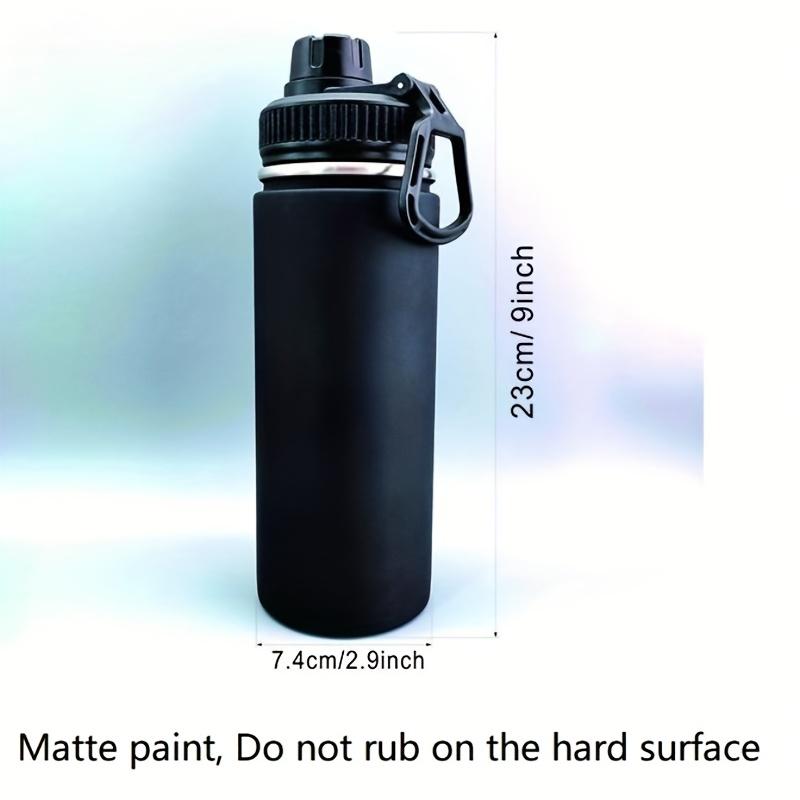 304 Stainless Steel 32oz Plastic-sprayed Space Kettle with Multi-lid and Multi-specification Vacuum Flask Outdoor Sports Kettle