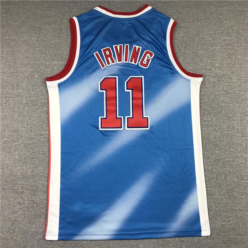 Kyrie Irving #11 Nets Embroidered Basketball Jersey