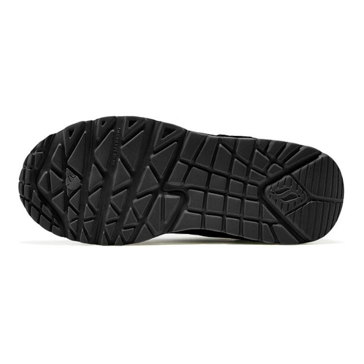 Skechers Kids Boys Synthetic Leather Comfortable Non-Slip Wear-Resistant Breathable Low-Top Casual Shoes Kids sneakers Black 405715L-BBK