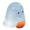 Resin Ghost Ornament Glow-in-the-dark Halloween Figurine, Mini Statue for Micro Luminous Figurine Landscape, Home Office Desk