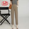 LANGSHA Women's Summer Cropped Straight-Leg Pants