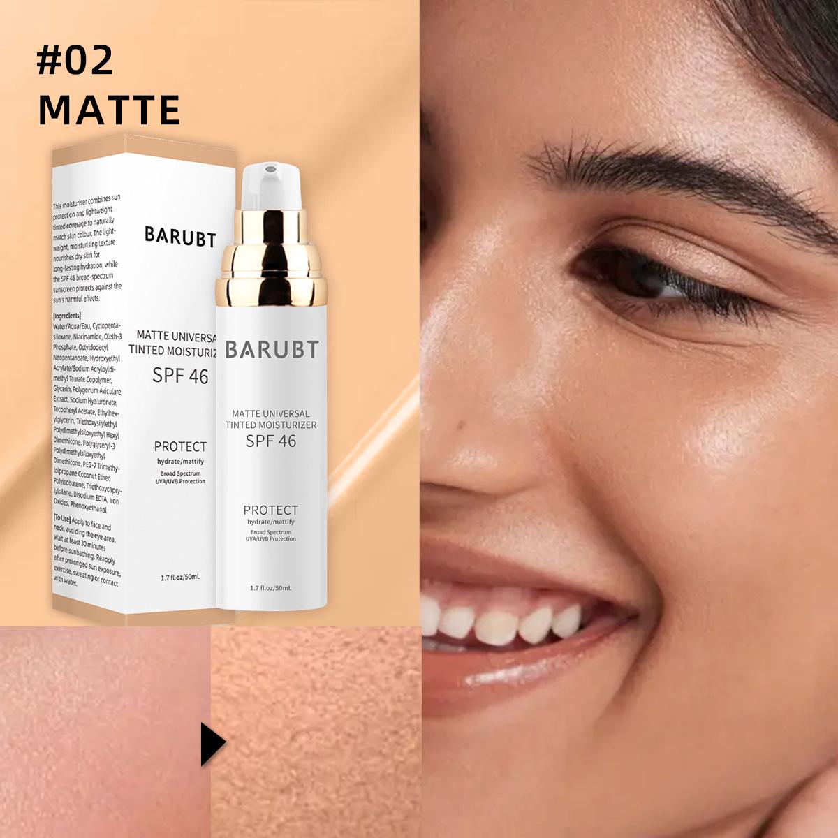 

Эксклюзивный трансграничный тонирующий увлажняющий крем SPF46+ 50 мл - Увлажняет кожу, Долго держится, Легко наносится