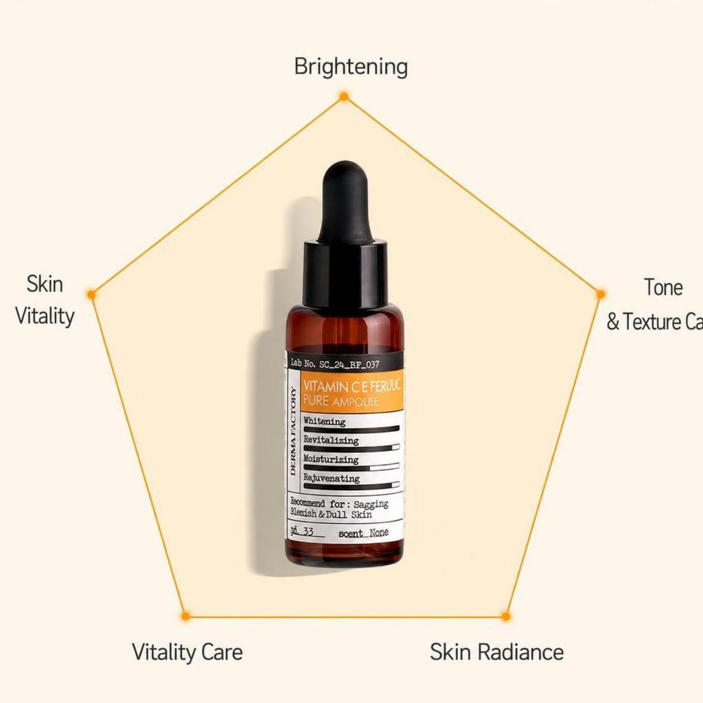 DERMA FACTORY Pure Vitamin C E Ferulic Ampoule 22ml