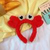 ledmomo Crab Cute Plush Hair Costume Red Headband, Hairband, Ornament, Accessory, Unisex,