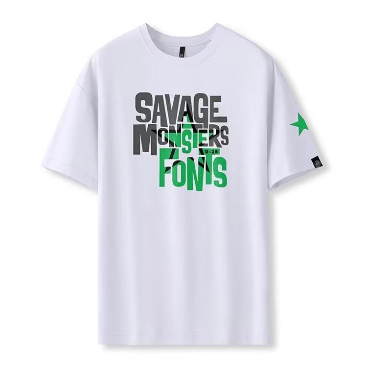 Футболка мужская большого размера с коротким рукавом — фото 8