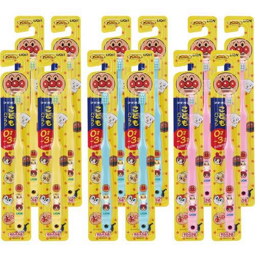 

Детский набор зубных щеток Decatela Lion (Anpanman) для возраста 0-3 лет, 12 кистей