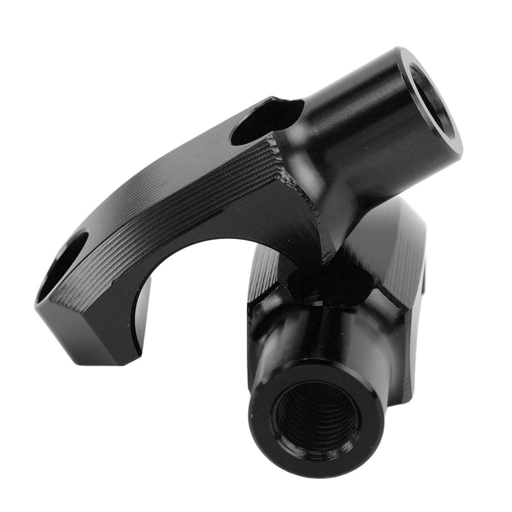 1 Pair Motorcycle Mirror Mount M10 X 1.25 Clockwise Thread Adjustable Handlebar Mirror Clamp For