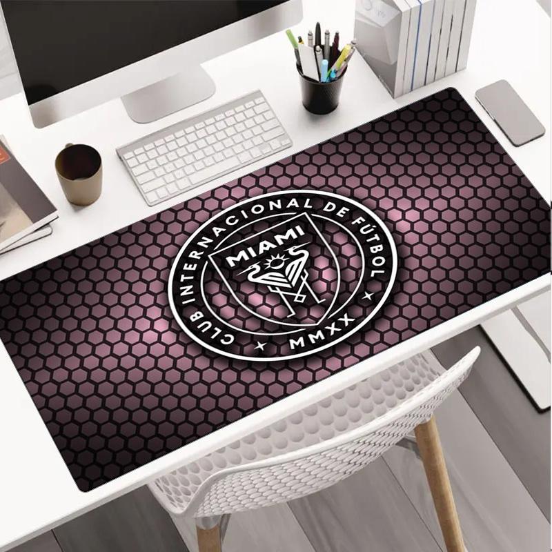 Inter Miami Fc Crest Mouse pad Mouse pad, Gaming Mouse Pad, keyboard pad, Desk Decor for computer notebook Fan Gift Birthday Gift