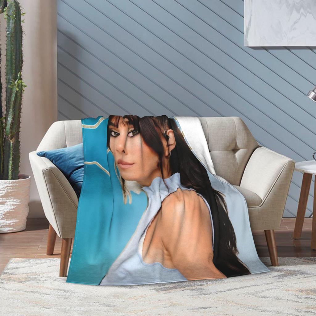 Aitanaed Singer Alpha Album Blanket Warm Cozy Fluffy  Throw Blankets for Bed 50x60 Inch Multiple Sizes Bedding Throws