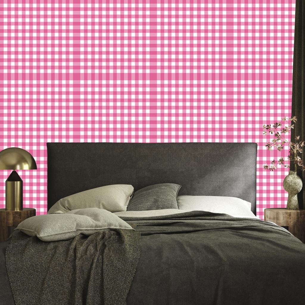 Wallpaper Fabric Pattern Powder Pink, Subtle Detail 50x1000