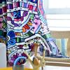 2 Curtains Exotic Bohemian Curtains Creative Personality Abstract Curtain Impression Pattern Classical Living Room Bedroom Shade