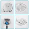 Razor Suction Cup Holder Heavy Duty Reusable Vacuum Shower Hook Removable and Reusable Shower Razor Hooks for Bathroom & Kitchen
