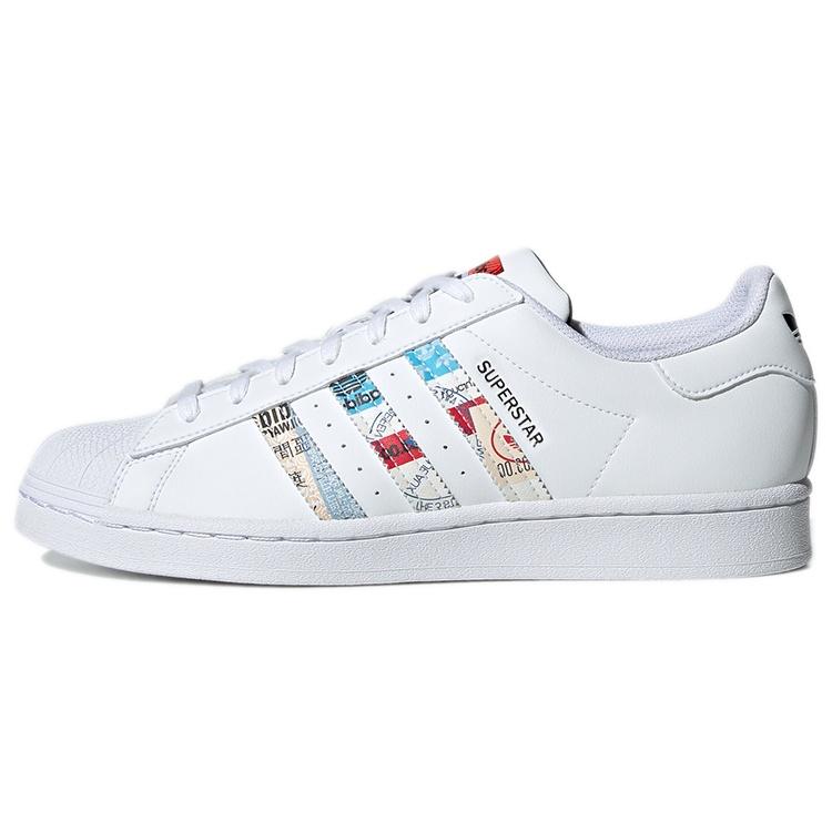 adidas Originals Superstar Shoes White Multi-Color Men s GY9023 EU 44