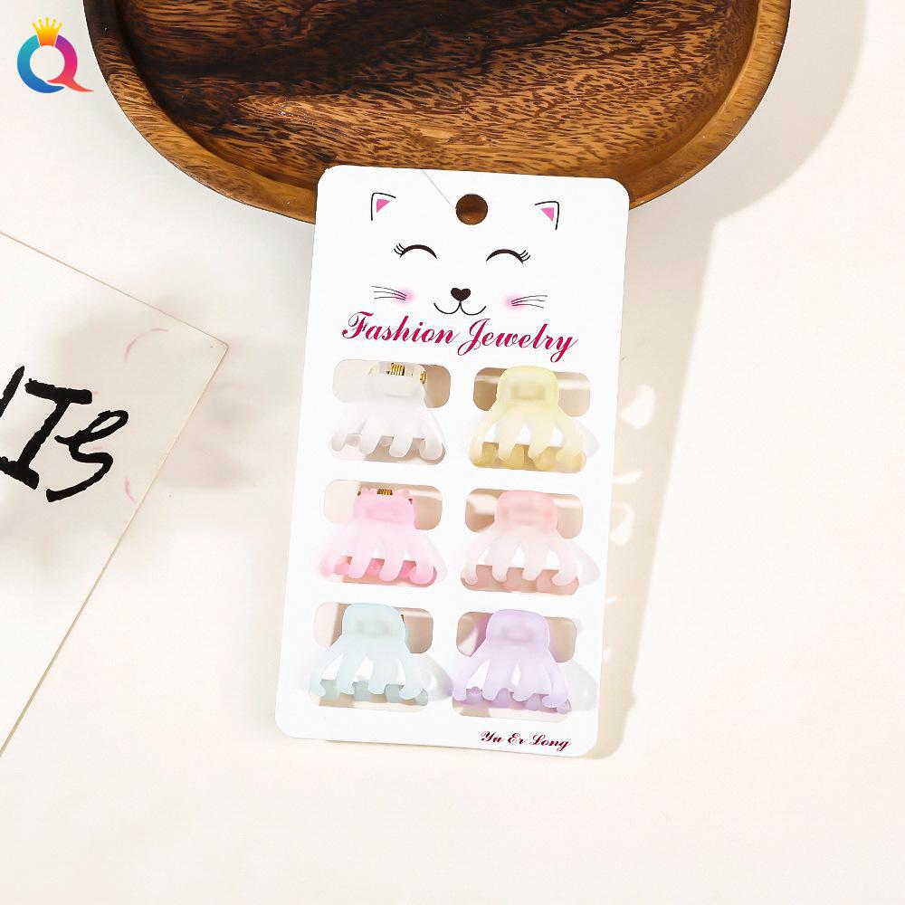 Qiyue Korean Matte Mini Hair Clip – Simple Fashion Hairpin for Bangs