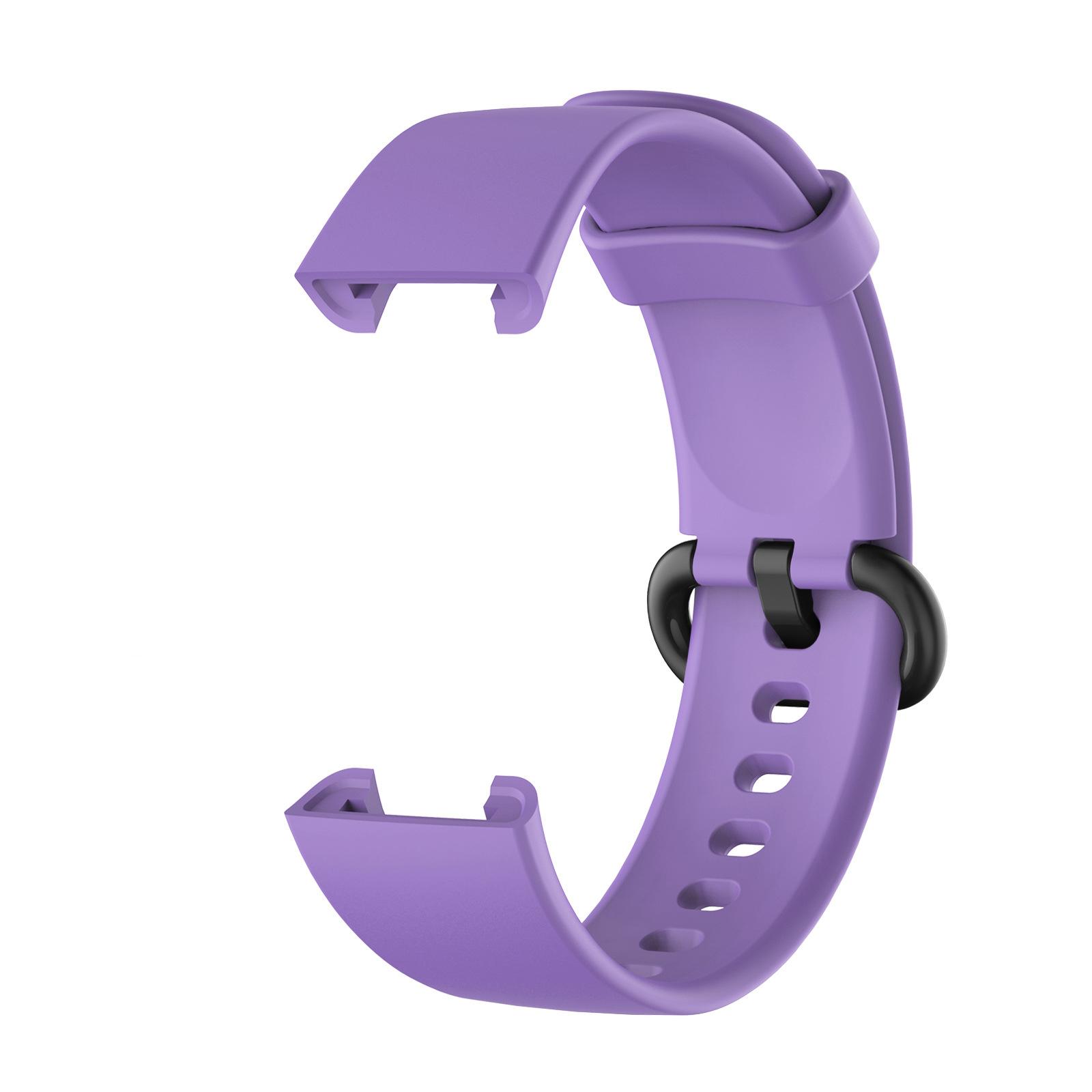 

Новый силиконовый ремешок для Redmi Watch 2 Lite со сменным ремешком из мягкой стеклянной пленки для Xiaomi Mi Watch Lite Аксессуары для умных часов Redmi Watch 2 Lite фиолетовый