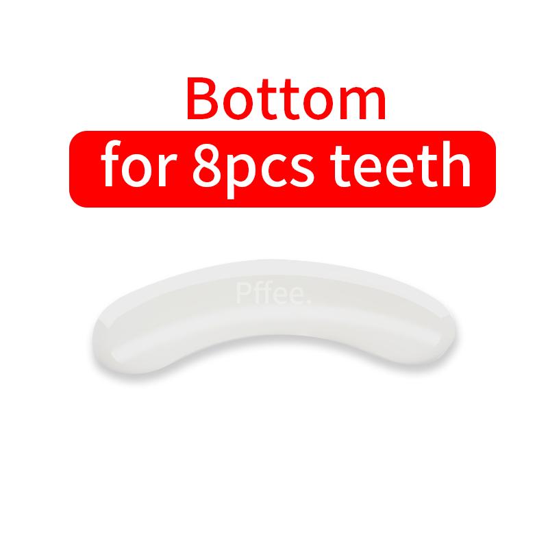 Pffee зубные грили формовочная фиксирующая планка многоразовая силиконовая верхняя нижняя установочная форма для хип-хоп зубных грилей ювелирные изделия