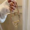 Niche Mini Earphone Bag  New European and American Fashion Acrylic Transparent Box Bag Ins Women's Chain Bag