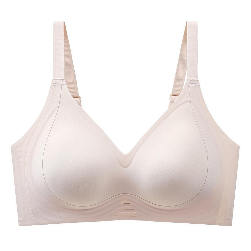 Soft Support, Pull and Gather, Seamless Underwear, Large Chest, Small Fixed Non-running Cup, Anti-sagging, No Steel Ring Bra.