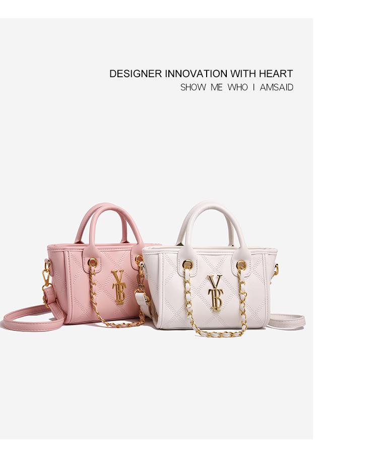 Women's 2025 Autumn/Winter Versatile Crossbody & Shoulder Bag - High-Value Fashion with Diamond Chain