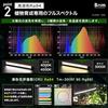 Official BRIM FLORA LED Grow Light, Dimmable, Timer, Full Spectrum, 19W, 4000K-4500K (2 Heads, Black)