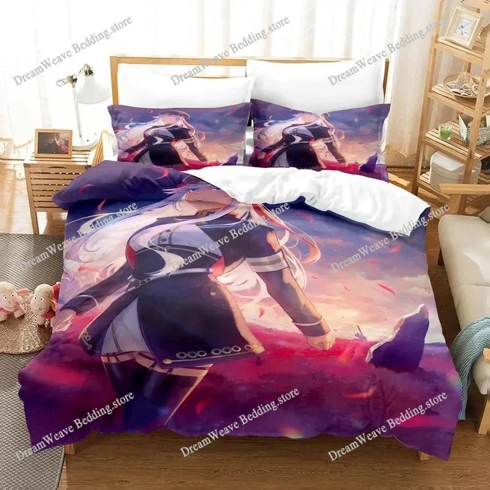 Anime 86 Eighty Six Bedding Set Duvet Cover Bed Set Quilt Cover Pillowcase Comforter King Queen Size Boys Adult Bedding Set963