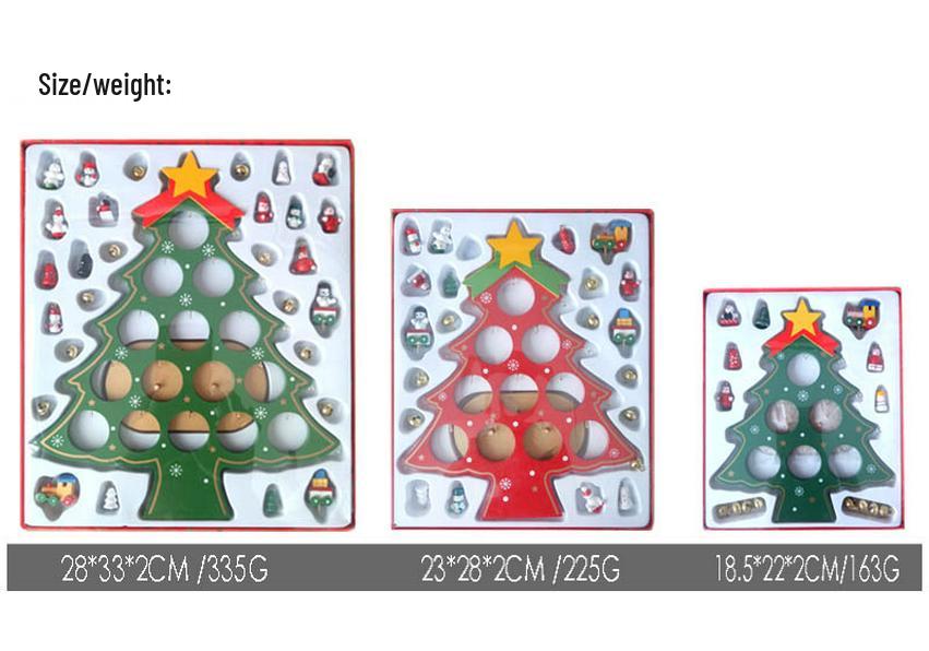 Wooden Christmas Tree Desktop Ornament and Gift
