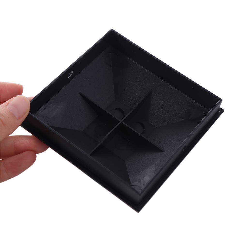 6Pcs Waterproof Pyramid Post Caps with Screws 3.5x3.5in Posts Top Protector Weather Resistant Replacement Fence Column Toppers