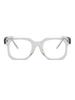 NeoRetro 5553 Newtro Ugly Sunglasses C3 Transparent