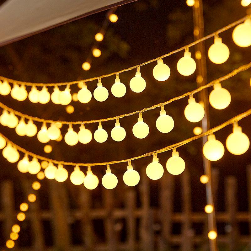 Waterproof LED Decorative Christmas Lights for Outdoor, Camping, Tent & Balcony 5m 20 lights [Solar]