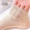 5 Paar Sommer Spitzen Socken Damen Tag Spitzen Socken Netz Atmungsaktive Bootssocken Ultradünne Rutschfeste Niedrig Geschnittene Socken