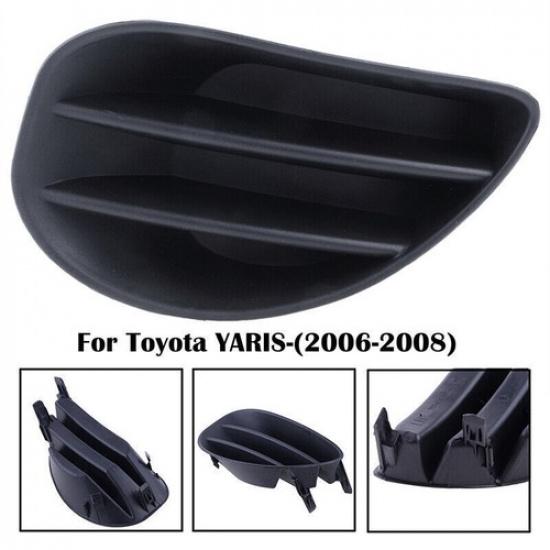 Left Driver Side Fog Light Cover For 2006 2007-2008 Toyota Yaris Hatchback Lower